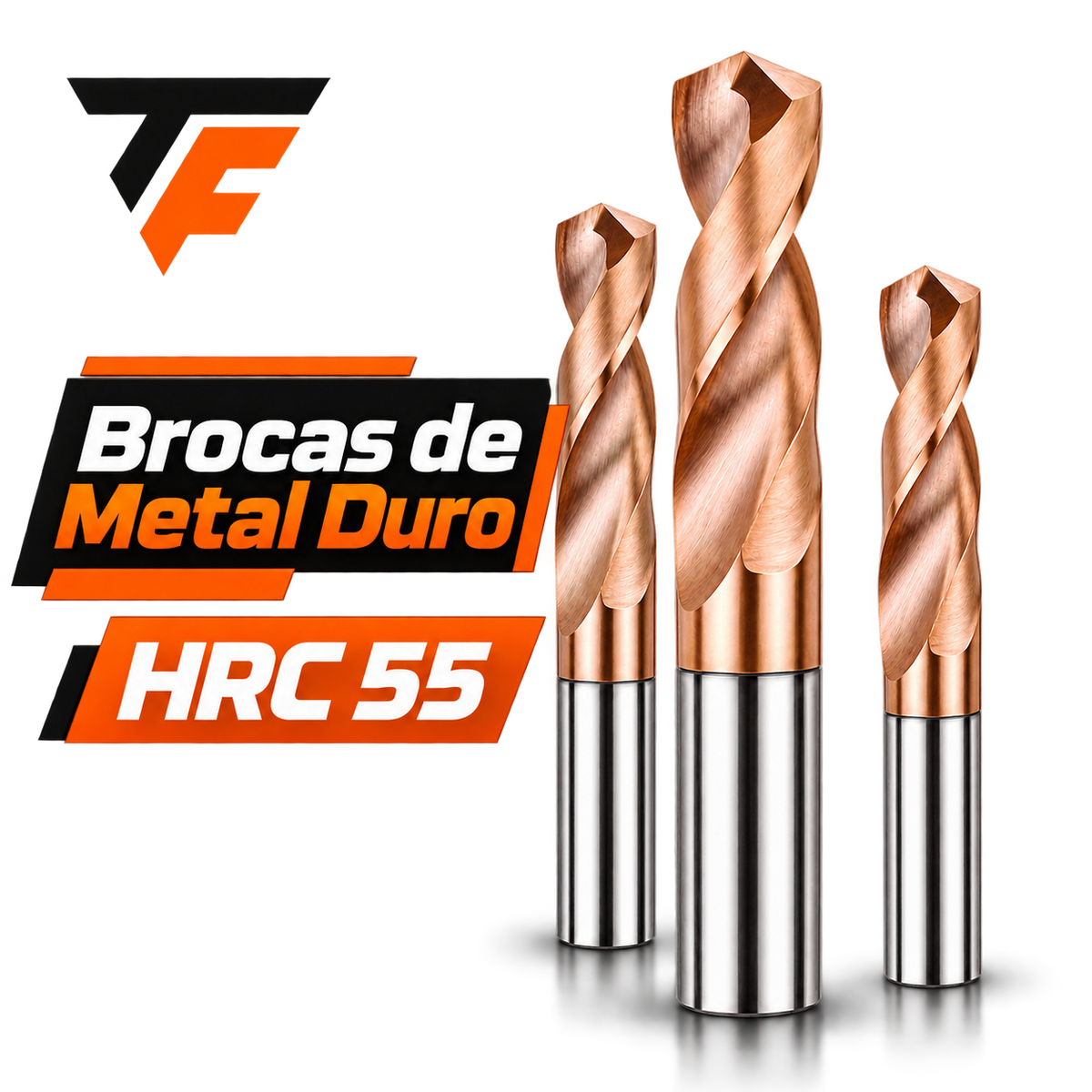 Broca de Metal Duro HRC55