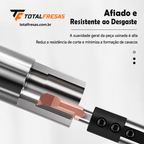 Ferramenta de Tornear Furos Pequenos MPR HRC60 em Metal Duro-Tungstênio