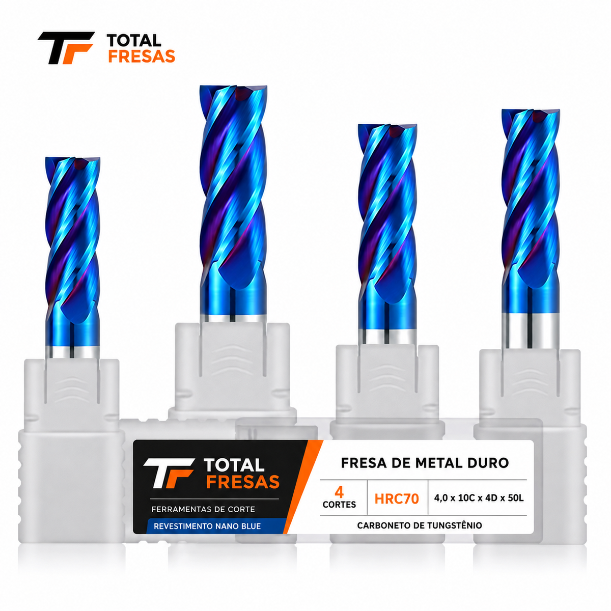 Fresa de topo MD 4C-Nano Blue-Hrc65