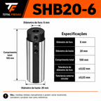 Porta-Ferramenta para Tornear Furos Pequenos