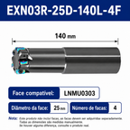 Suporte fresamento Alto Avanço LNMU-EXN03R-DESKAR ORIGINAL