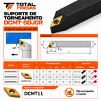 Suporte de Torneamento DCMT-SDJCR