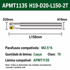 Suportes para pastilhas APMT 1135 pder intercambiável 300R - Anti vibração-Alta qualidade