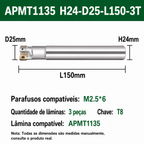 Suportes para pastilhas APMT 1135 pder intercambiável 300R - Anti vibração-Alta qualidade