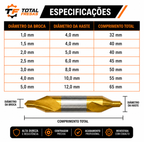 Broca de centro com Cobalto