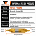 Broca de centro com Cobalto