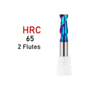 Fresa de topo MD Hrc65, Nano Blue,2 cortes, ferramentas de corte cnc, fresas de Metal duro, fresa de aço de tungstênio