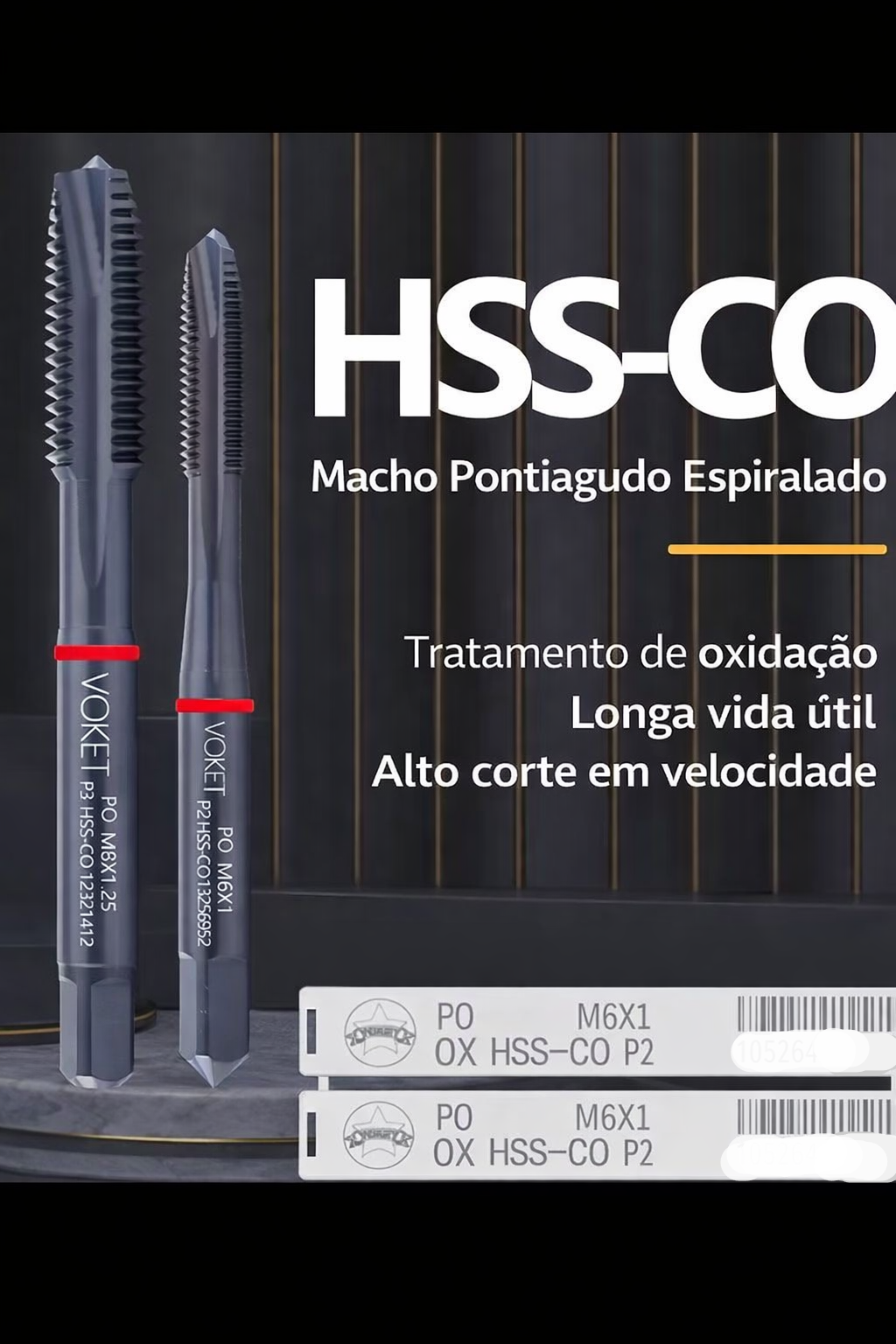 🔥 Macho Voket HSS-CO Alta Performance com Anel Vermelho 🔥