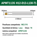 Suportes para pastilhas APMT 1135 pder intercambiável 300R - Anti vibração-Alta qualidade