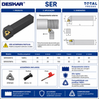 Suporte de Rosca Externa–Original DESKAR