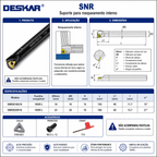 Suporte de Rosca Interna–Original DESKAR