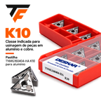 Pastilha TNMG para Alumínio–Original DESKAR